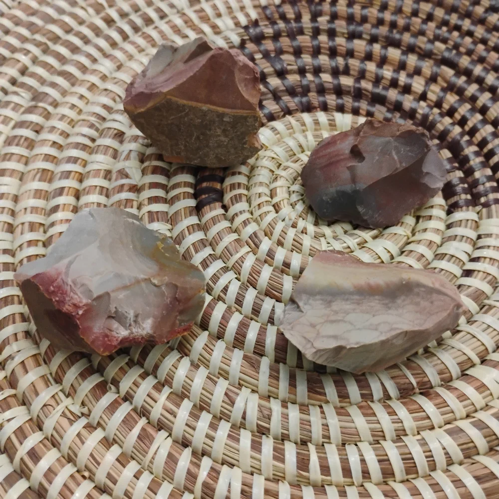 Set of 4 Desert Jasper Stones - Raw NEW
